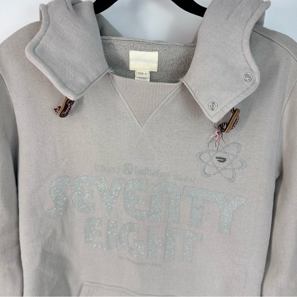 Diesel Women’s Retro Thick Cotton Gray Hoodie - Picture 2 of 6